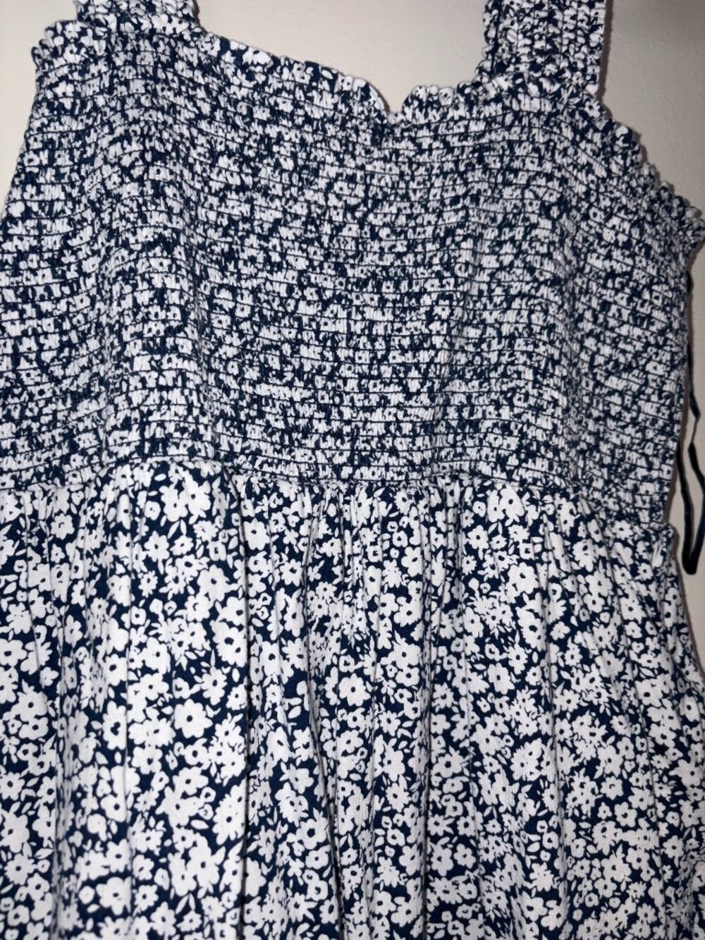 Old Navy Blue Floral Maxi Dress